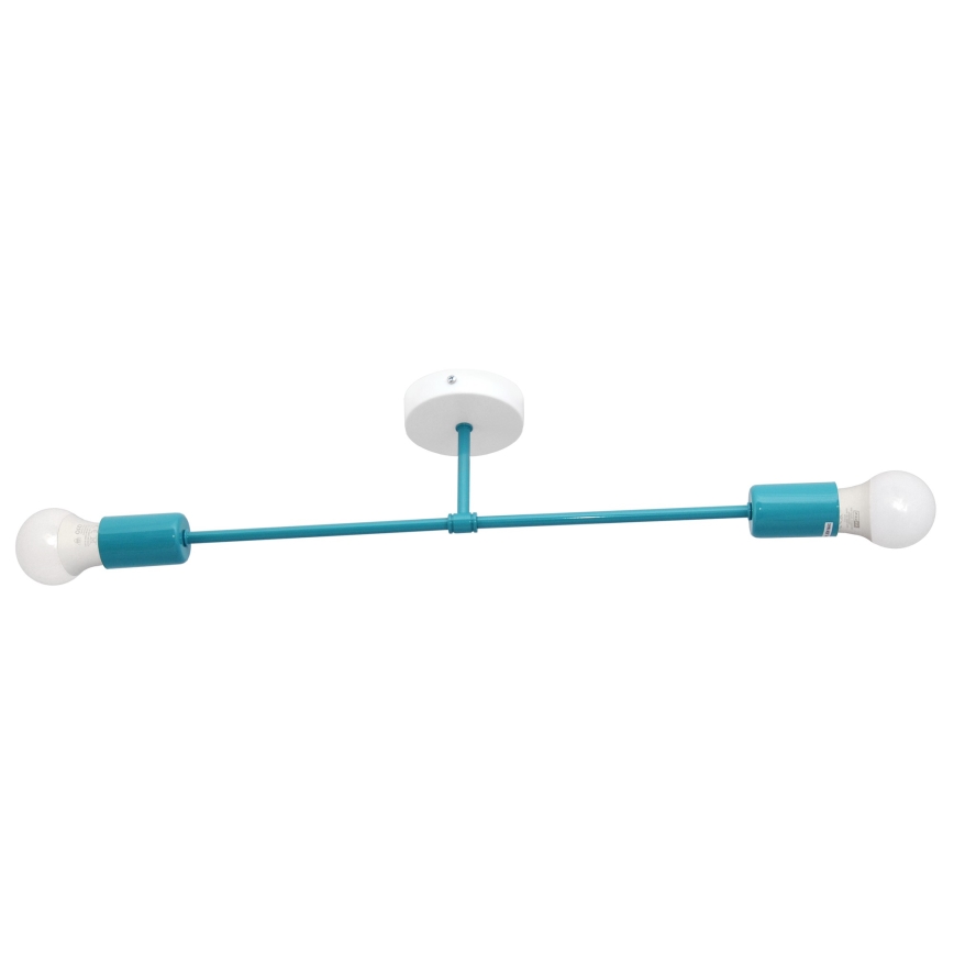 Virsapmetuma lustra CAMBRIDGE 2xE27/15W/230V zila