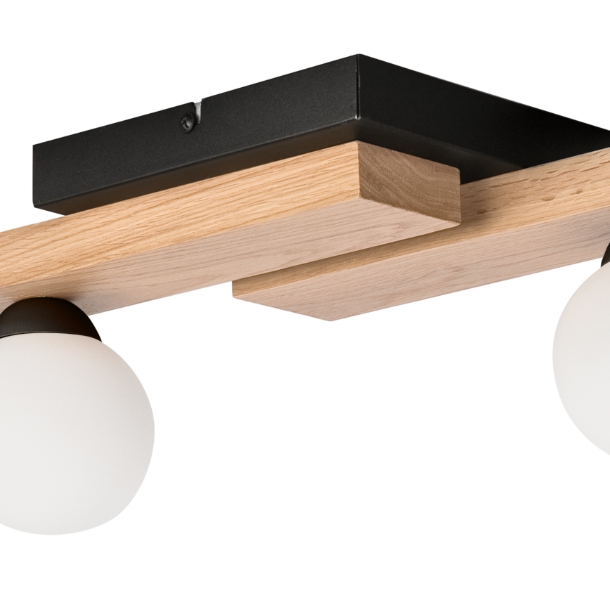Virsapmetuma lustra CORTINA 4xG9/5W/230V melna/ozols