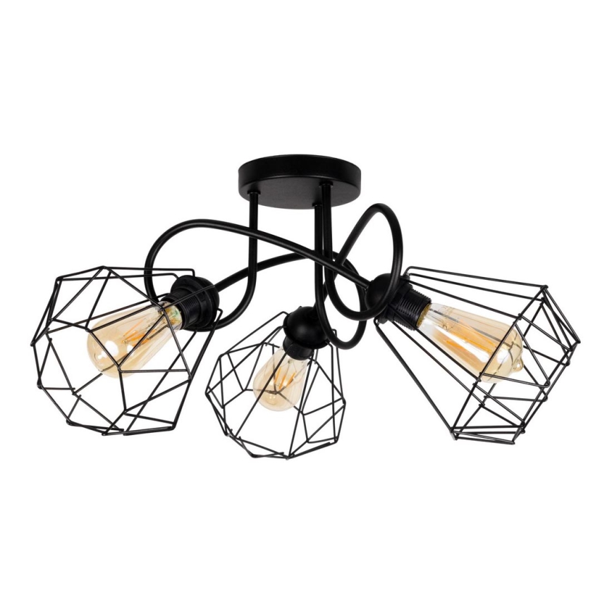 Virsapmetuma lustra DIAMENT 3xE27/60W/230V