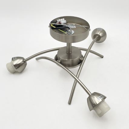 Virsapmetuma lustra DONNA 3xE27/60W/230V niķelis