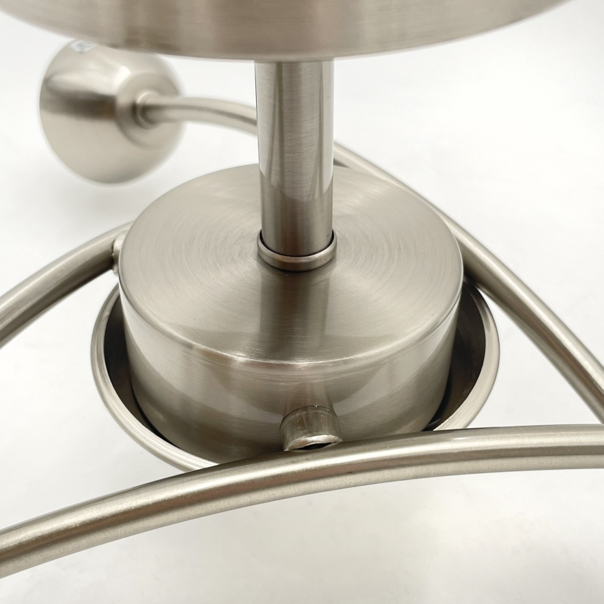 Virsapmetuma lustra DONNA 3xE27/60W/230V niķelis