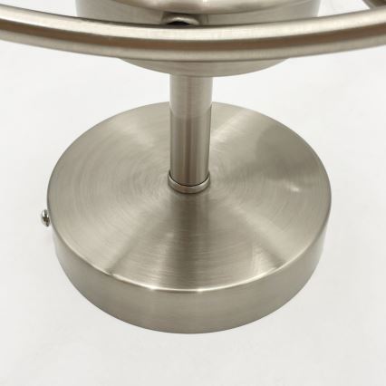 Virsapmetuma lustra DONNA 3xE27/60W/230V niķelis