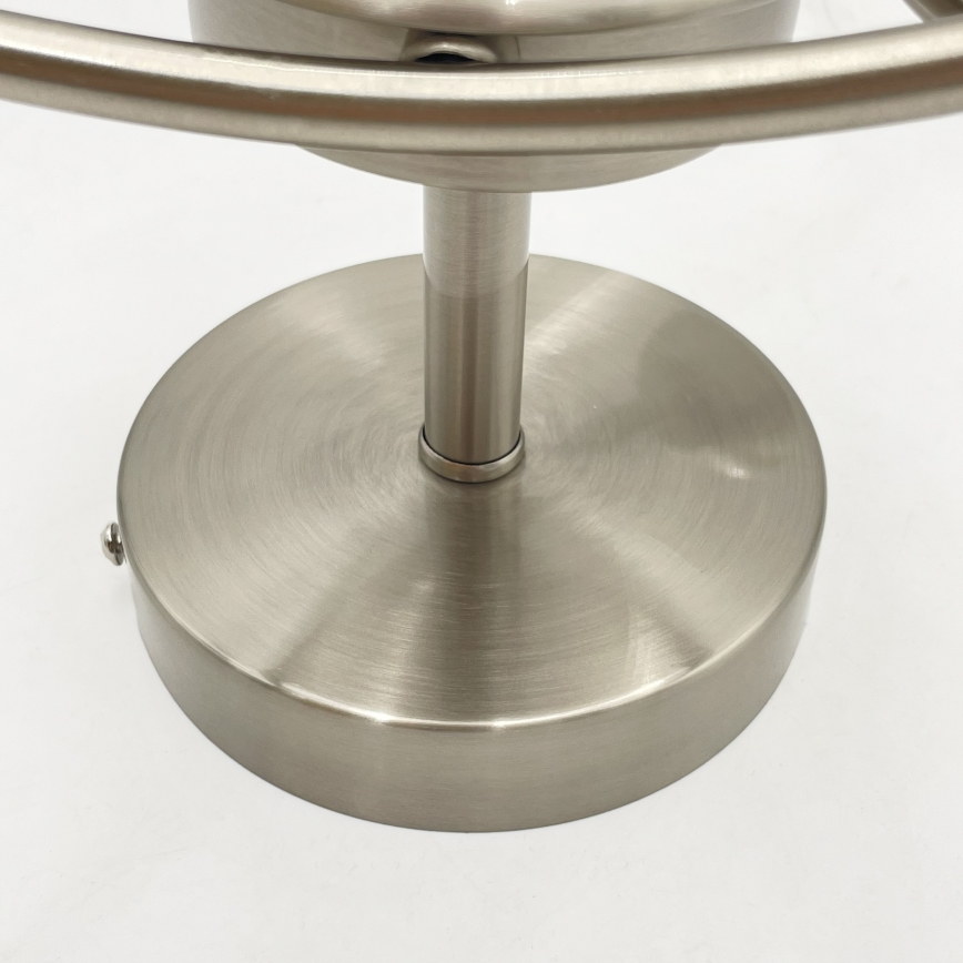 Virsapmetuma lustra DONNA 3xE27/60W/230V niķelis