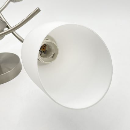 Virsapmetuma lustra DONNA 3xE27/60W/230V niķelis