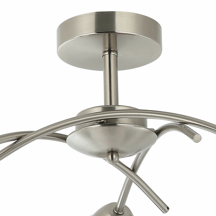 Virsapmetuma lustra DONNA 3xE27/60W/230V niķelis