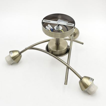 Virsapmetuma lustra DONNA 3xE27/60W/230V patina