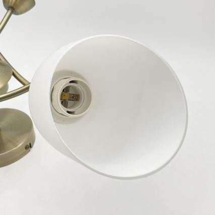 Virsapmetuma lustra DONNA 3xE27/60W/230V patina