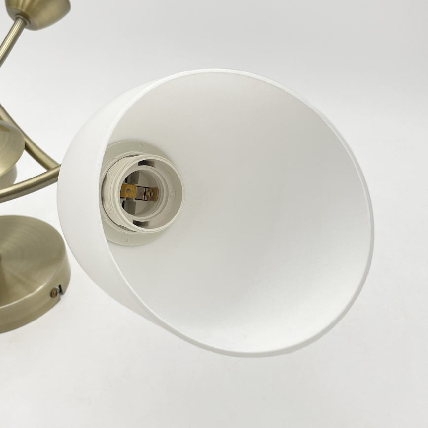 Virsapmetuma lustra DONNA 3xE27/60W/230V patina