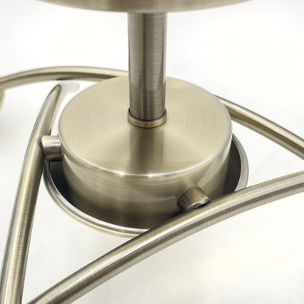 Virsapmetuma lustra DONNA 3xE27/60W/230V patina