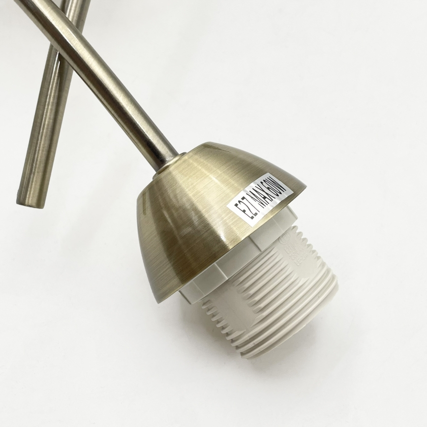 Virsapmetuma lustra DONNA 3xE27/60W/230V patina