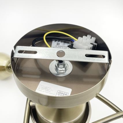 Virsapmetuma lustra DONNA 3xE27/60W/230V patina