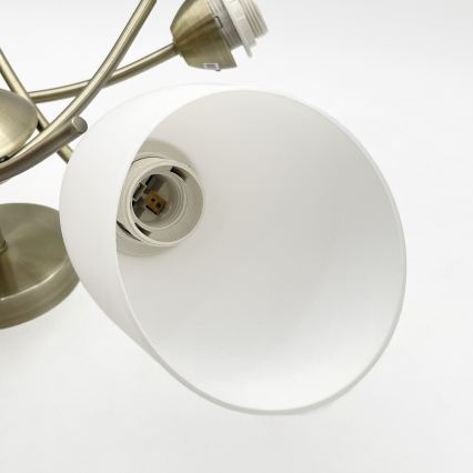 Virsapmetuma lustra DONNA 5xE27/60W/230V patina