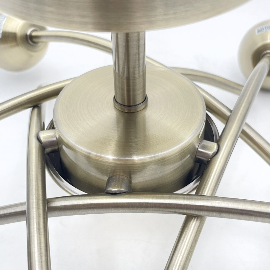 Virsapmetuma lustra DONNA 5xE27/60W/230V patina