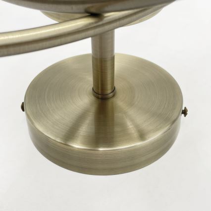 Virsapmetuma lustra DONNA 5xE27/60W/230V patina