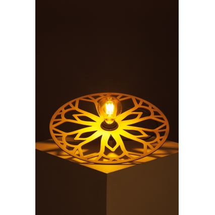 Virsapmetuma lustra FALCO 1xE27/60W/230V d. 40 cm bēša