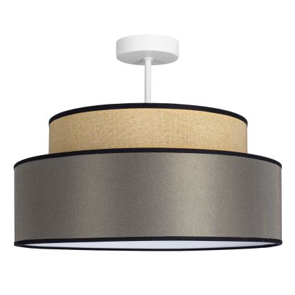 Virsapmetuma lustra GRACE 1xE27/60W/230V bēša/brūna