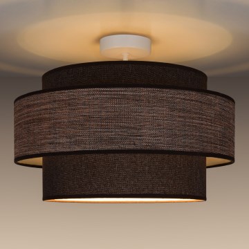 Virsapmetuma lustra GRACE 1xE27/60W/230V brūna/bēša