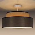 Virsapmetuma lustra GRACE 1xE27/60W/230V d. 40 cm bēša/brūna