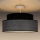 Virsapmetuma lustra GRACE 1xE27/60W/230V melna/pelēka