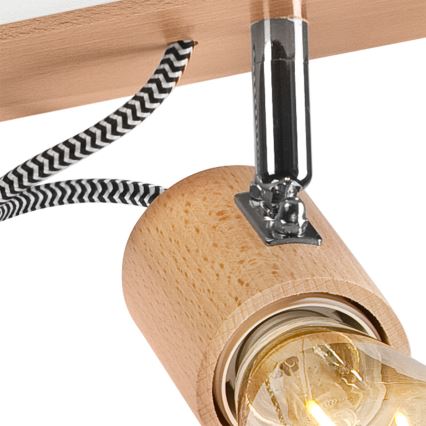 Virsapmetuma lustra GUSTAVO 3xE27/60W/230V dižskābardis