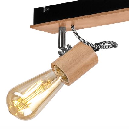 Virsapmetuma lustra GUSTAVO 3xE27/60W/230V dižskābardis