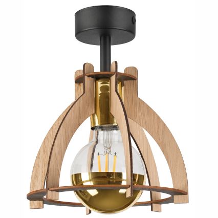 Virsapmetuma lustra LANDO 1xE27/15W/230V d. 21 cm ozols