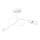 Virsapmetuma lustra LOOP 2xE27/15W/230V balta