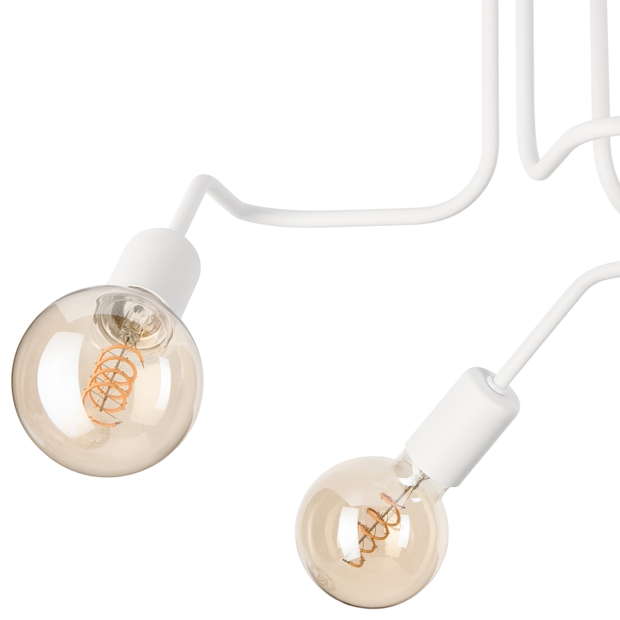 Virsapmetuma lustra MATYLDA 3xE27/60W/230V balta