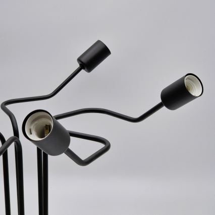 Virsapmetuma lustra MATYLDA 5xE27/60W/230V melna