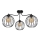 Virsapmetuma lustra MERCURE 3xE27/15W/230V melna