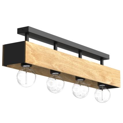 Virsapmetuma lustra MILUZA 4xE27/15W/230V