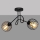 Virsapmetuma lustra OXFORD 2xE27/15W/230V melna