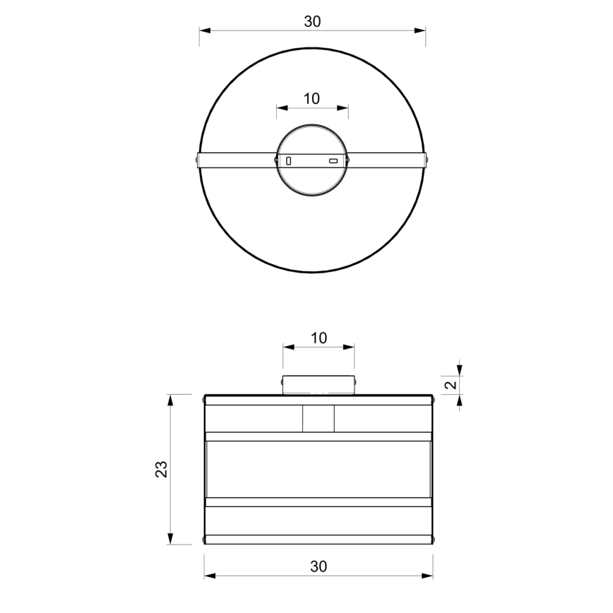 Virsapmetuma lustra RIM 1xE27/60W/230V melna/zelta