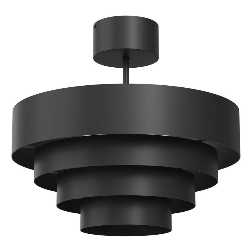 Virsapmetuma lustra RINGS 1xE27/15W/230V melna