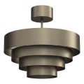 Virsapmetuma lustra RINGS 1xE27/15W/230V misiņš