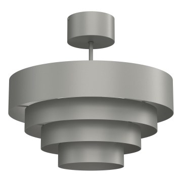 Virsapmetuma lustra RINGS 1xE27/15W/230V pelēka
