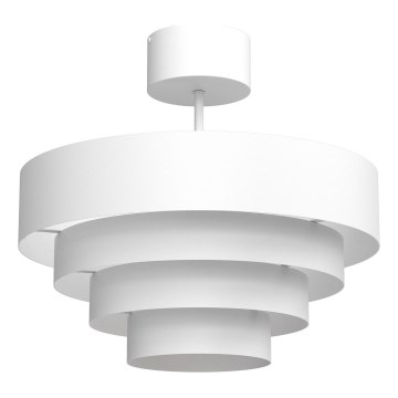 Virsapmetuma lustra RINGS 2xE27/15W/230V balta
