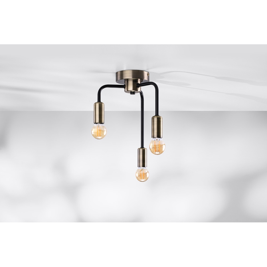 Virsapmetuma lustra SAGA 3xE27/40W/230V