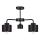 Virsapmetuma lustra SIMPLY BLACK 3xE27/60W/230V