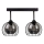 Virsapmetuma lustra SOLO BLACK 2xE27/60W/230V