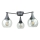 Virsapmetuma lustra STAR 3xE27/60W/230V melna/caurspīdīga