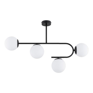 Virsapmetuma lustra STELLAR 4xE14/10W/230V melna