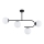 Virsapmetuma lustra STELLAR 4xE14/10W/230V melna