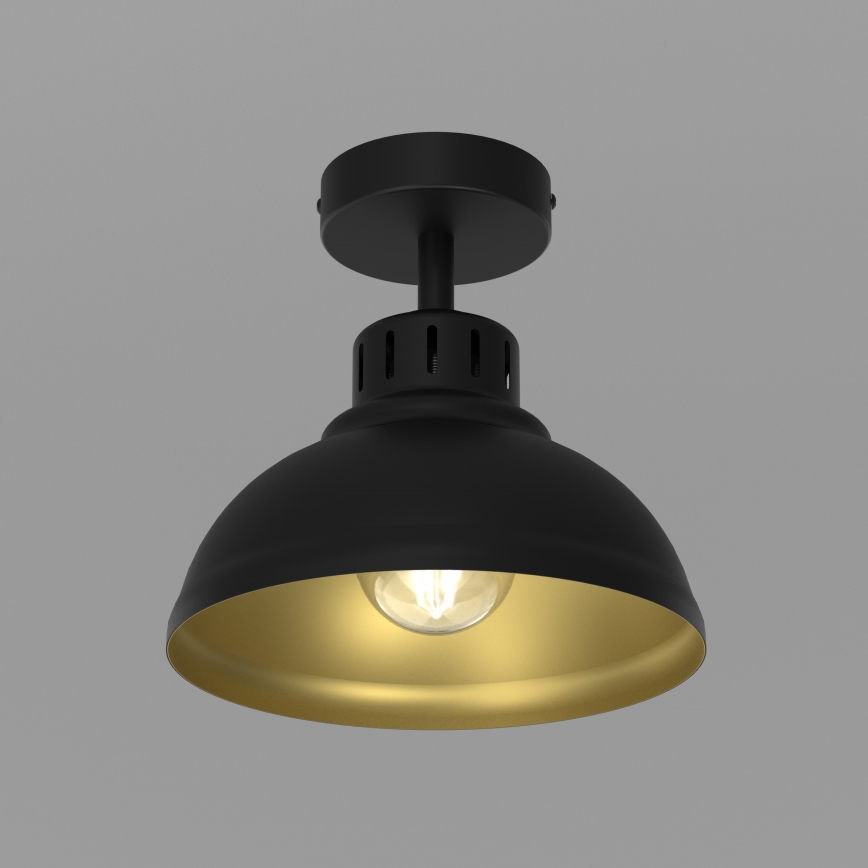 Virsapmetuma lustra SVEN 1xE27/15W/230V melna/zelta