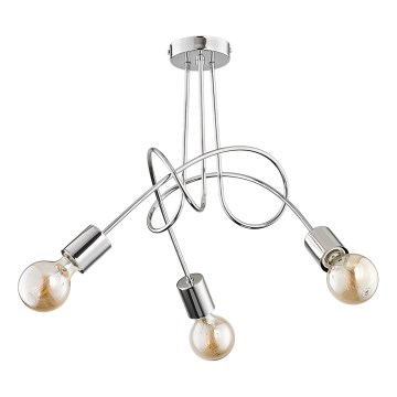 Virsapmetuma lustra TANGO 3xE27/15W/230V spīdīgi hromēts