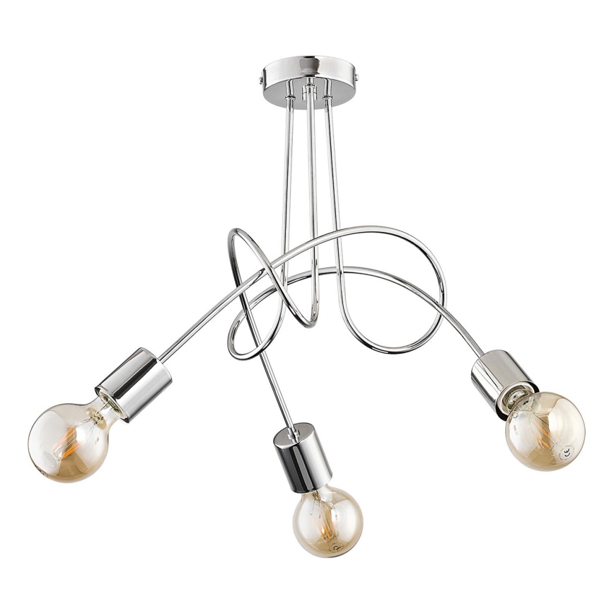Virsapmetuma lustra TANGO 3xE27/15W/230V spīdīgi hromēts