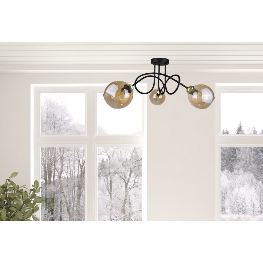 Virsapmetuma lustra VENUS GOLD 3xE27/60W/230V