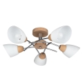 Virsapmetuma lustra VILETTA 5xE27/40W/230V ozols