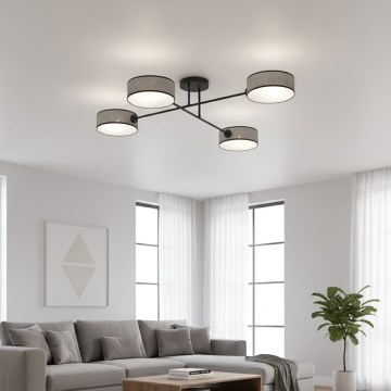 Virsmas griestu lustrs MAGA 4xE14/10W/230V, pelēks