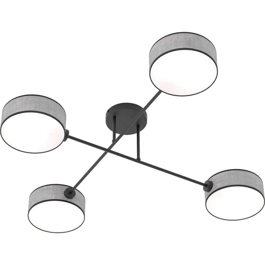 Virsmas griestu lustrs MAGA 4xE14/10W/230V, pelēks